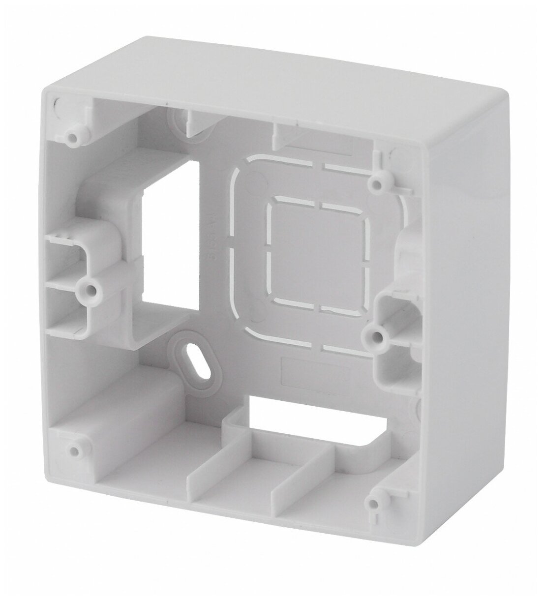 Коробка наклад. ЭРА 1 пост., Эра12, белый 12-6101-01