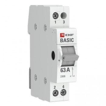 Переключатель 3-х позиционный 1P 40А EKF Basic / tps-1-40