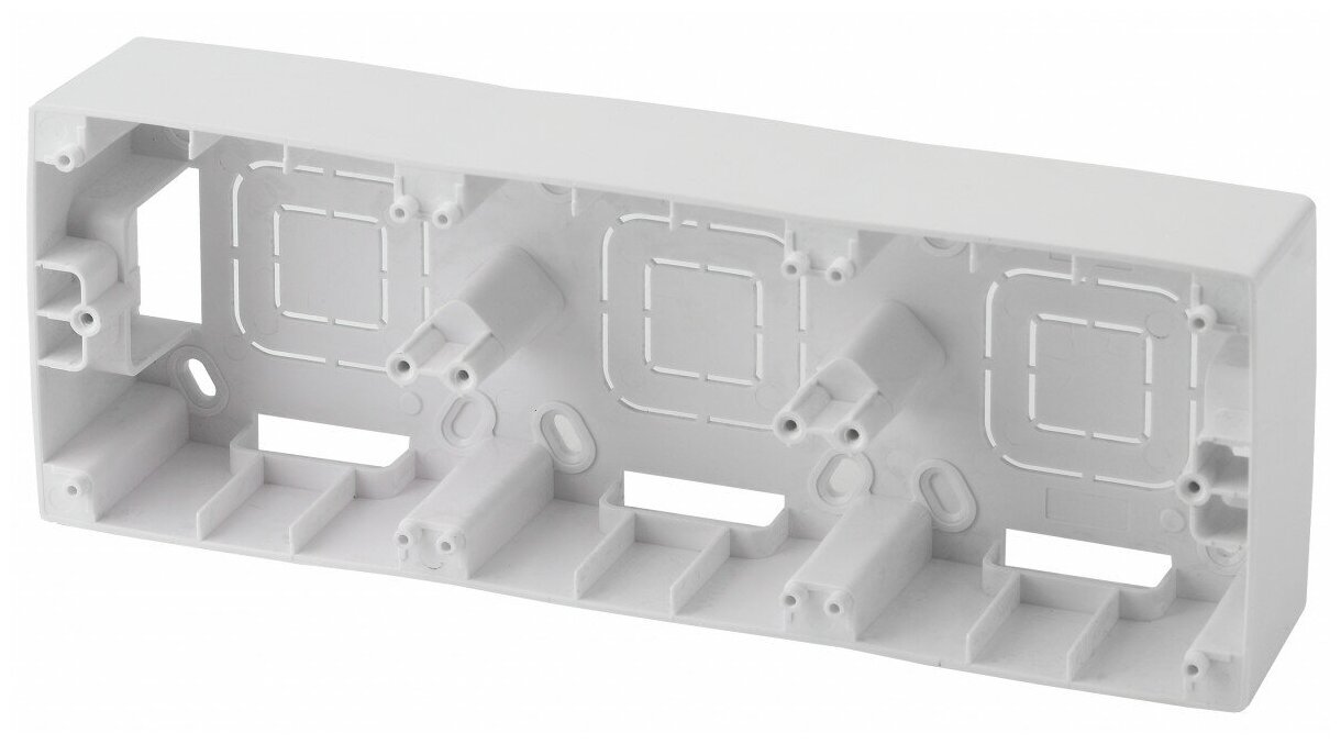 Коробка наклад. ЭРА 3 пост., Эра12, белый 12-6103-01