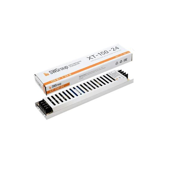 Блок питания ультратонкий мет.корпус 150W 24V IP20 XT-150-24 3066