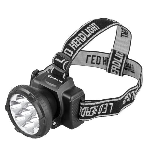 Фонарь UltraFlash LED5362 7св/д 2 реж,з/у,налоб /411298