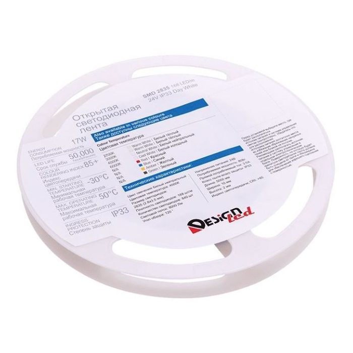 Лента DSG 2835 IP33 1800-3100K 840 LED 17,3W13492