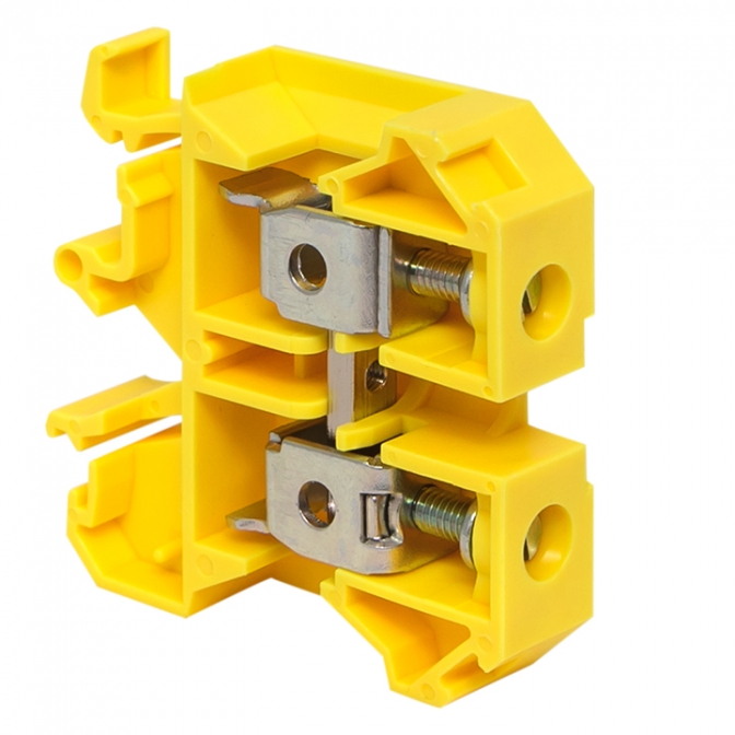 Колодка клеммная JXB-10/35 желтая EKF PROxima/plc-jxb-10/35y