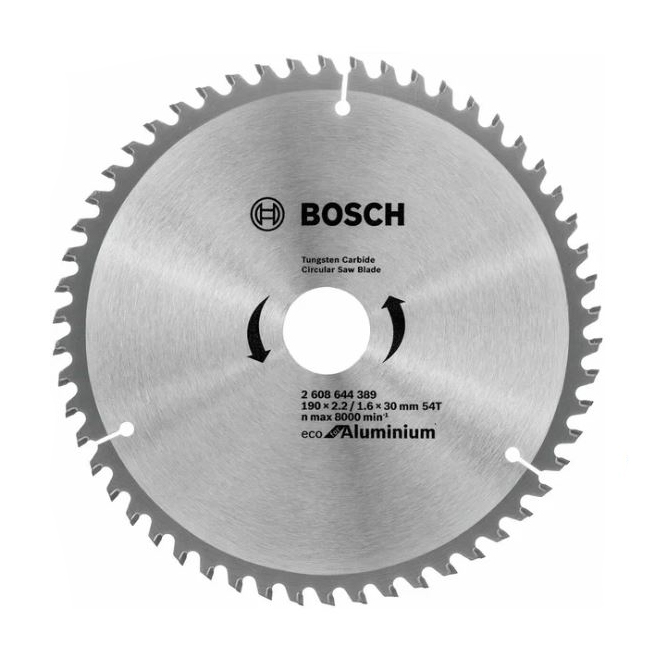 Диск пильный Bosch твердоспл. 190х30х54 ECO (389)