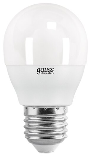 Лампа gauss LED Globe E27 10W 4100K шар 53220